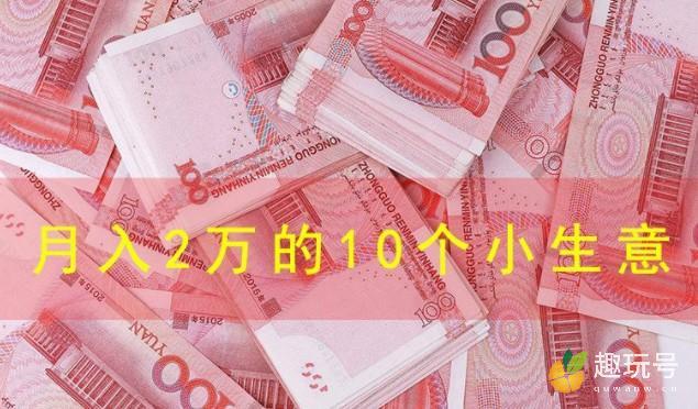 月入2万的10个小生意（利润高不起眼的小生意介绍）